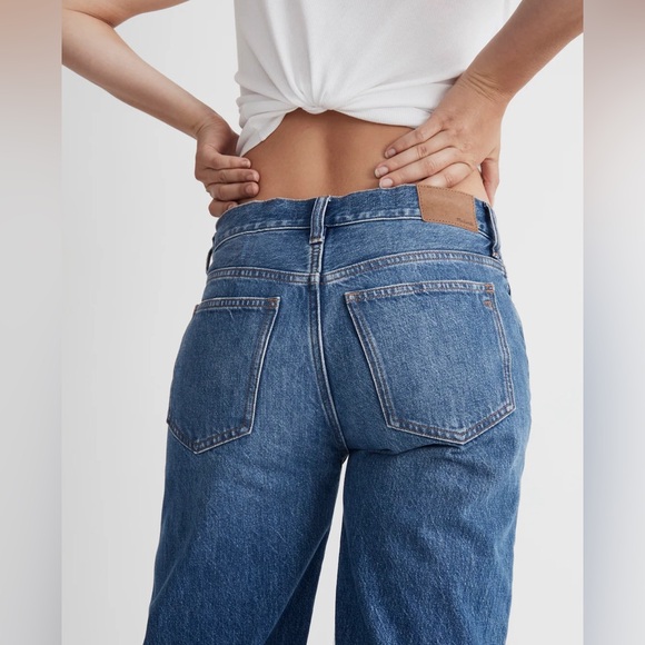 NWT Madewell Low-Slung Straight Jeans Size 28 - Picture 13 of 13